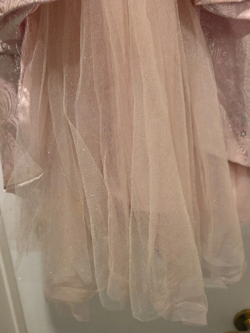 Chasing Fireflies Pink and Silver Tulle Princess Costume